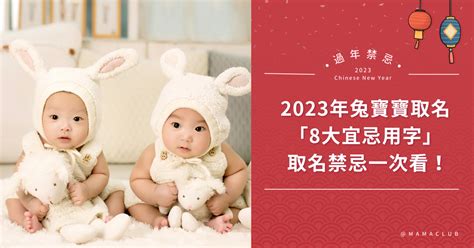 2023兔年寶寶|2023兔寶寶取名吉祥＆禁忌用字｜有這個字一生不愁吃喝，陪伴 